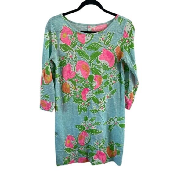 Lilly Pulitzer Semi-Sheer Tunic or Swim Cover(?) Lemon Sz Small 2016 Style 24074 - Picture 1 of 16